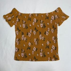 Off Shoulder Floral Top